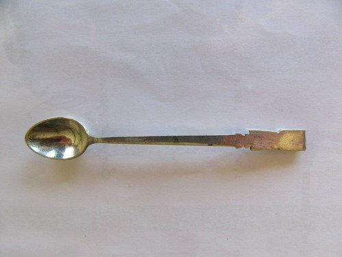 Cuillère moutarde metal - cuillère,