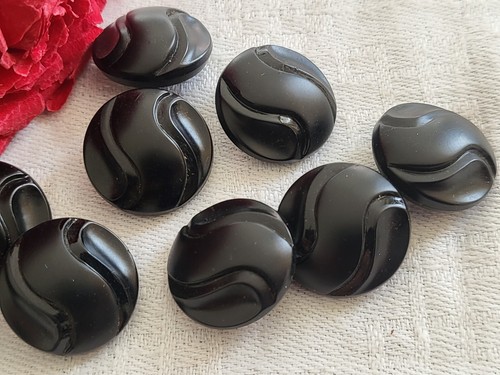 Lot boutons anciens verre - lot,