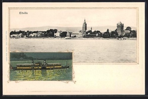 Eltville bateau vapeur - bateau, à