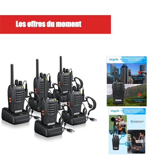 Esynic talkie walkie radio - esynic,