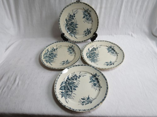 Assiettes plates faïencerie - 4,