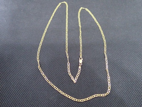 Chaine maille marine or - maille,
