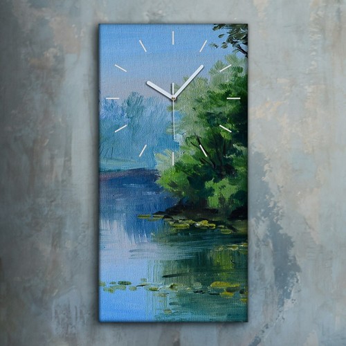 Horloge décorative sur - , toile