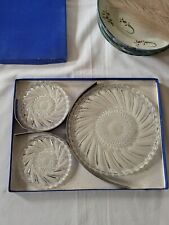 Ensemble Dessous de plat et Dessous de Bouteille en Verre