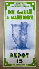 De Galle A Marinot 70's Affiche Exposition Paris