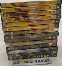LOT 14 DVD GUERRIERS TROIE NOMAD GLADIATOR 300 ALEXANDRE ROI ARTHUR BRAVEHEART