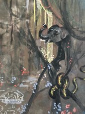 Très Belle Peinture Gouache