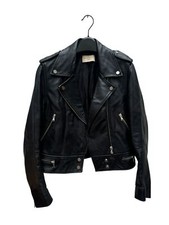 Sandro Black Biker Leather Jacket Size 1 / Fits US 4 / XS / EU 34