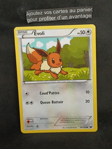Carte pokemon française evoli - carte,