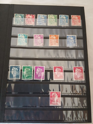 Ancien album timbres france - album,
