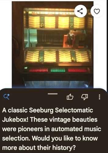 Seeburg selectomatic jukebox - ,
