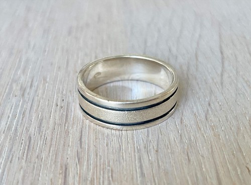 Bague vintage argent - bague,