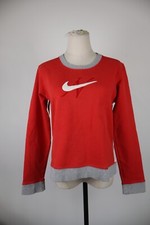 Nike Pull Femme Taille L Femme Casual Vintage Sport Sweat-Shirt Coton