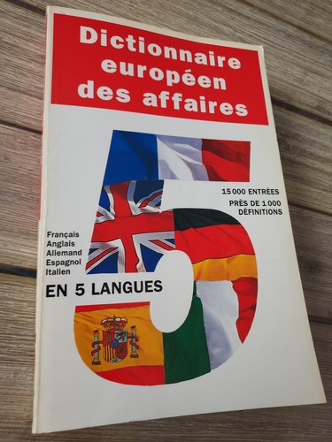 Dictionnaire européen des - europÉen,
