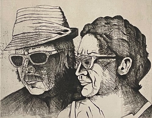 Couple lunette grande - couple,