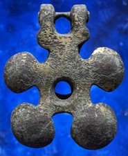 FRANCE MEDIEVAL 14th CENTURY GILT BRONZE BELT BUCKLE GENUINE ARTEFACT KNIGHT