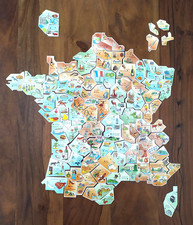 Magnets Carte De France Le Gaulois 1ère Serie Années 90 - complet TBE