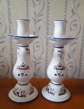 Paire de bougeoirs en