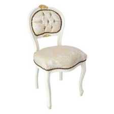 Chaise Tissu Rouge Damassé