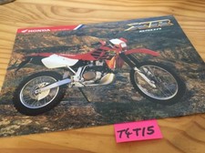 Honda XR650R XR 650 R prospectus brochure publicité prospekt 