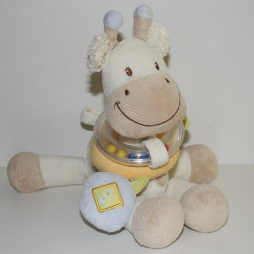 Doudou girafe tex beige - girafe,
