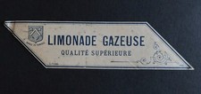 Ancienne étiquette limonade gazeuse Pichot label 2