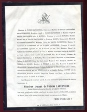 faire-part décès Armand De