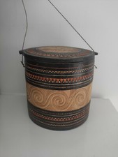  AFRICA WOODEN BOX. BOÎTE EN BOIS AFRIQUE 