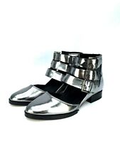 TopShop Chaussures À Bride Cheville Argent UK5 EUR38 US7.5 RRP £65