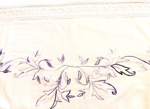 Drap ancien blanc - , coton)