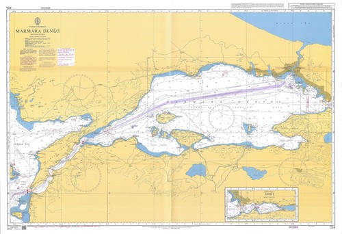 Carte maritime marmara - maritime, du