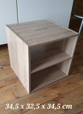 Étagère Petit Meuble Marron Bois Contreplaqué 34,5x32,5cm