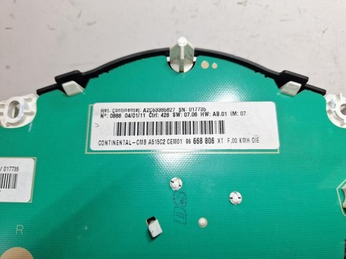 Compteur citroen phase 1 - c3,