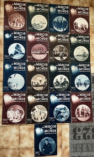 Lot revues miroir du - de,