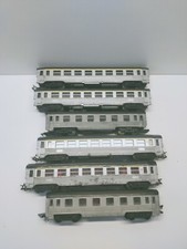 Troby Jouef lot de 6 wagons  voiture inox