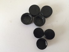 Citroën DS Pallas - Caches écrous 6 pans noirs / Lot de 7.