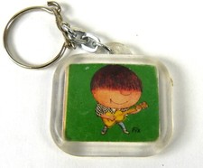 Porte-clés - CHOUCHOU GUITARISTE -  MASCOTTE de SALUT LES COPAINS - d'après FIX