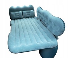 EDIBAZZAR | Matelas automatique bleu, lit avec pompe pour la banquette arrière