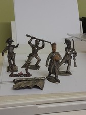 lot de soldat de plomb mhsp plus un drapeau 