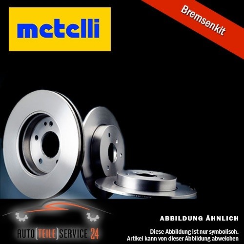 Disque frein metelli - disque, de