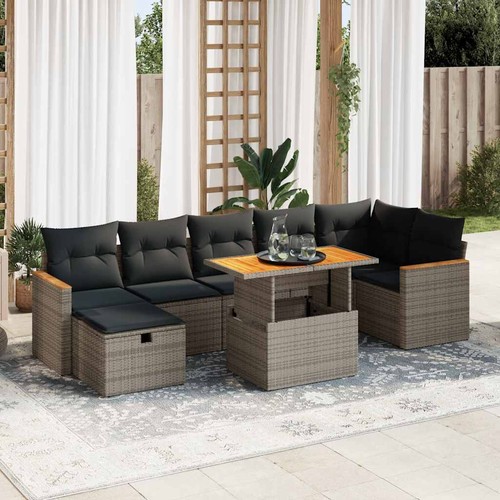 Salon jardin avec coussins - de,