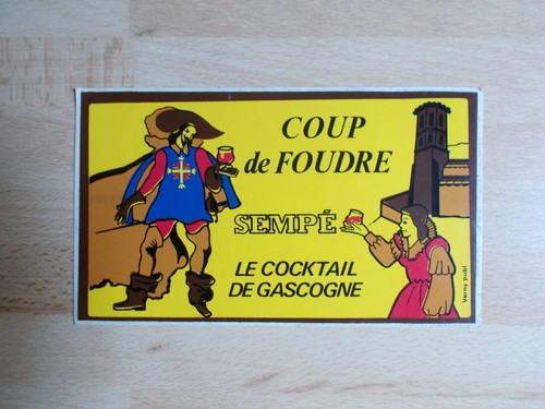 Autocollant liqueur armagnac - liqueur, d'armagnac