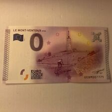 BILLET TOURISTIQUE 0 EURO ZÉRO EURO        LE MONT VENTOUX 2015