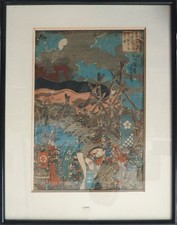 Estampe japonaise de Utagawa