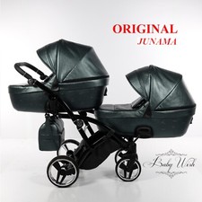JUNAMA Termo Duo Slim V2 Bébé Exclusive Poussette Double 2in1 3in1 Isofix Base