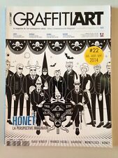 GRAFFITI ART MAGAZINE N°22 2014 - COUV HONET - STREET ART