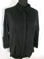 Top chemisier blouse noir dos