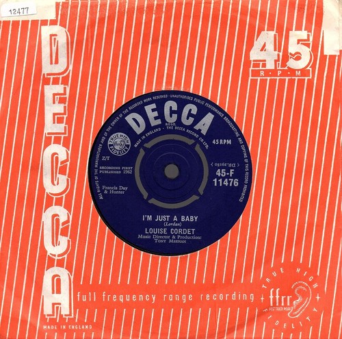 Louise cordet single - , decca