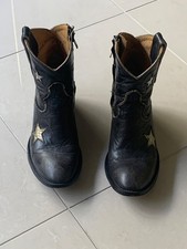 Boots cuir Mexicana noires