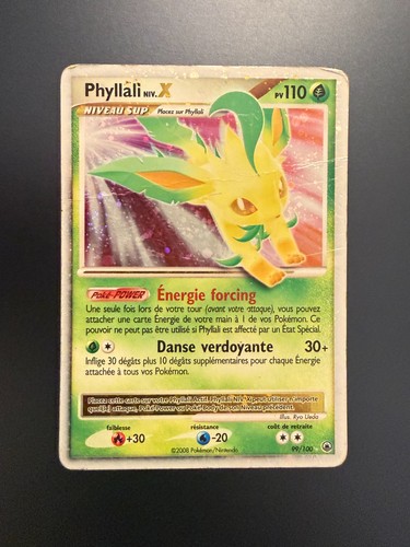 Carte pokémon phyllali - pokémon, niv.